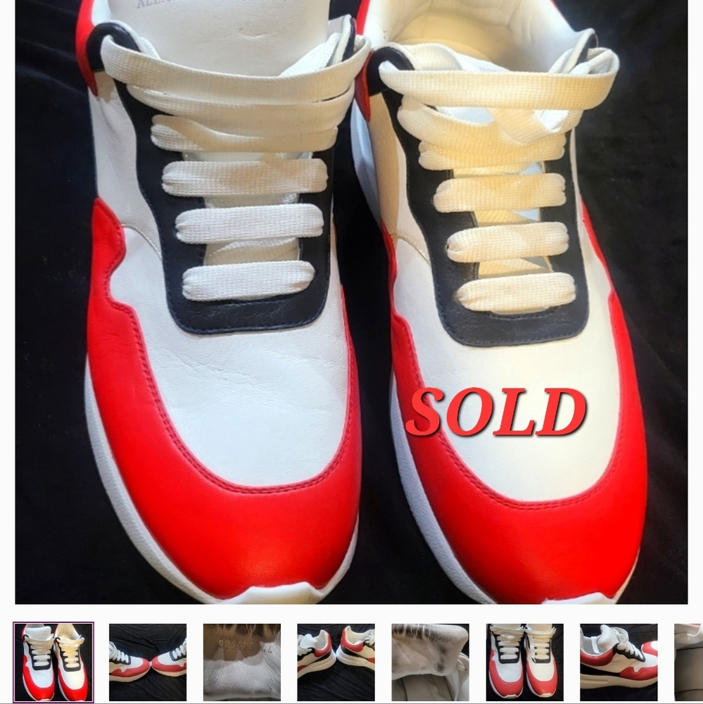 SOLD Alexander McQueen Color block oversized sneakers